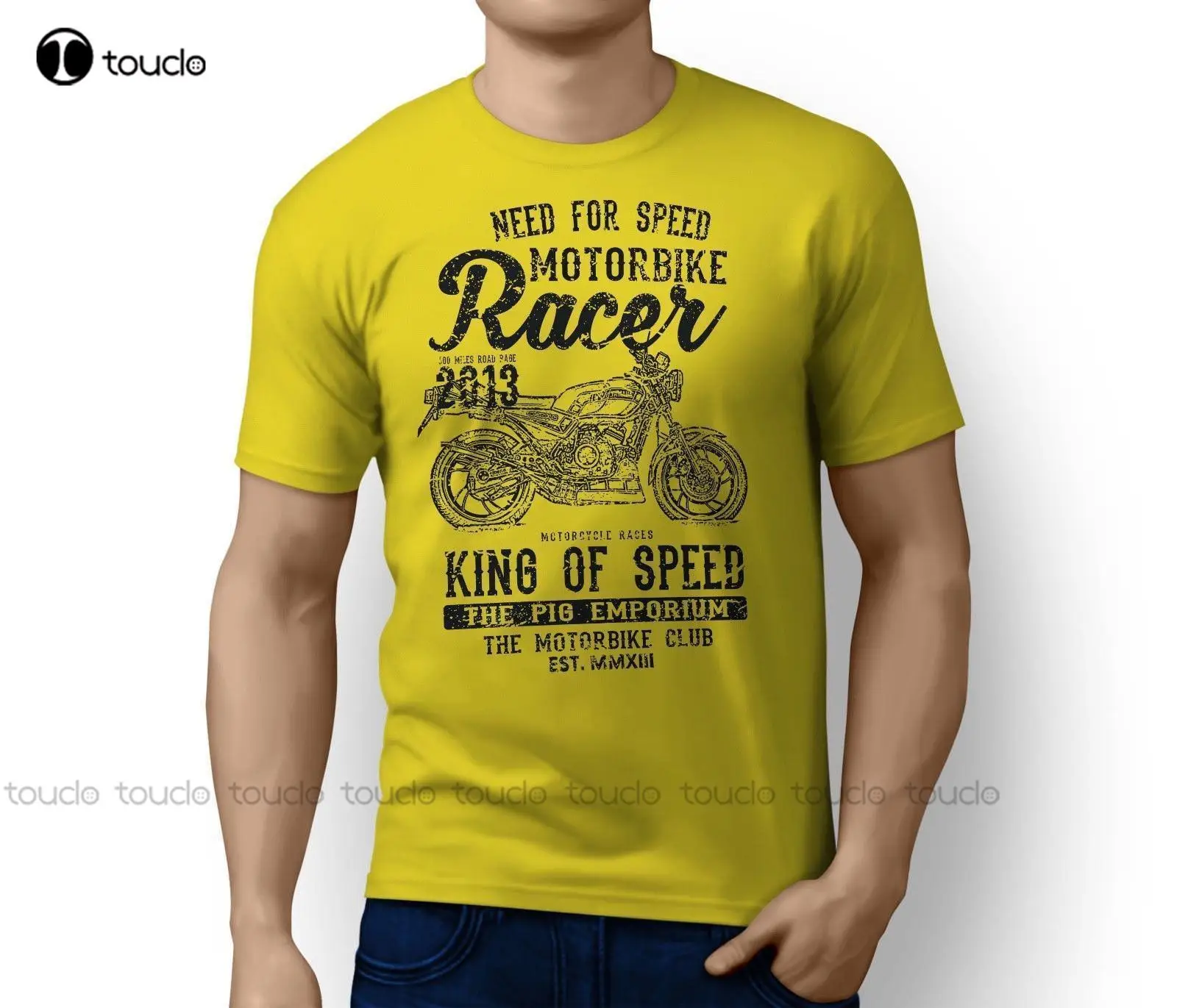 

Summer Men Cotton T-Shirt King Of Speed Japan Motorcycle Rd 350 Lc Inspired Motorcycle Art T-Shirt O-Neck Hipster Tshirts S-5Xl