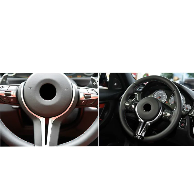 

Fit For BMW M Series Real Carbon Fiber Steering Wheel Thong Replacement Car Modification