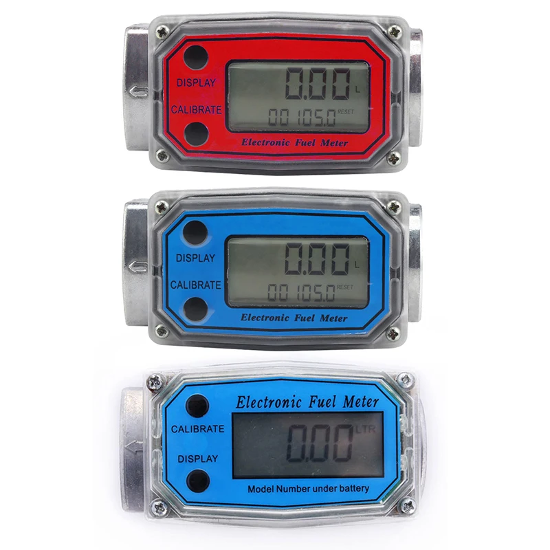 

Gasoline Methanol Water Flowmeter Digital Meter Alcohol Caudalimetro Sensor Indicator Gauge