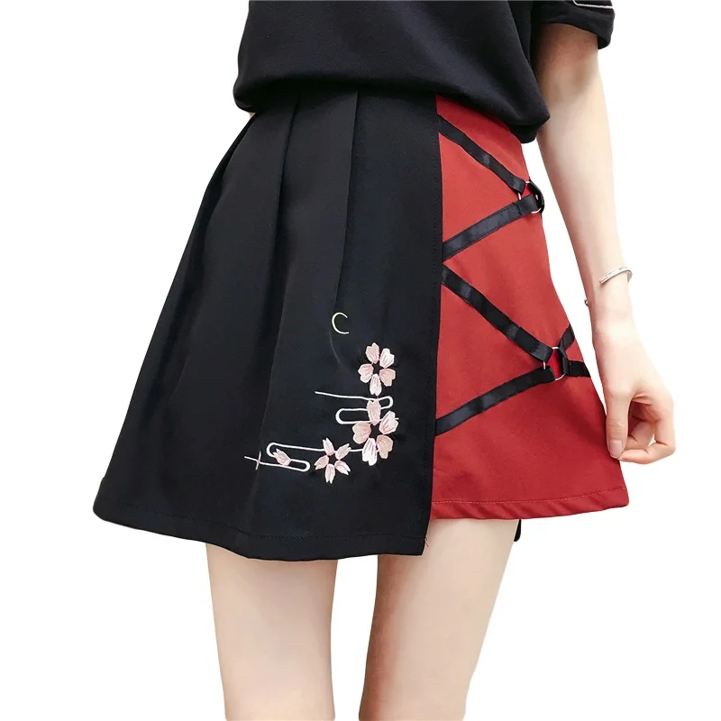 Женские юбки с высокой талией в стиле пэчворк Новинка лета 2021 модное милое платье