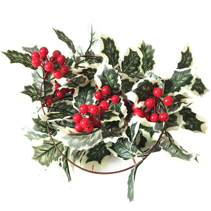 2 м 20 шт Светодиодный светильник гирлянда Красный Фруктовый декоративный ротанг s