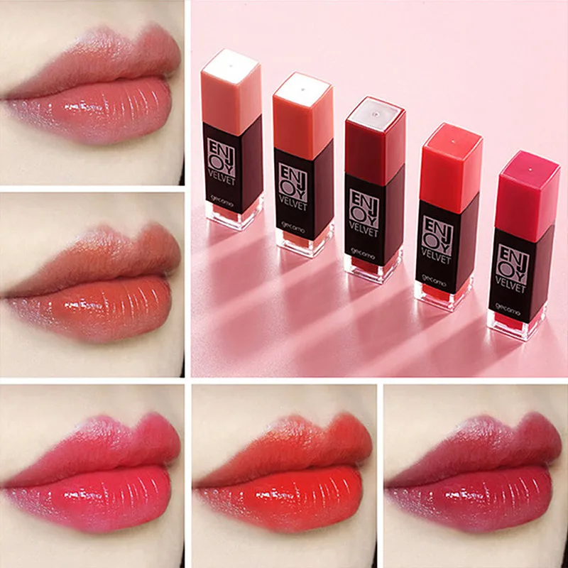 5 цветов Блеск для губ блеск макияж набор длительное увлажнение сексуальные губы
