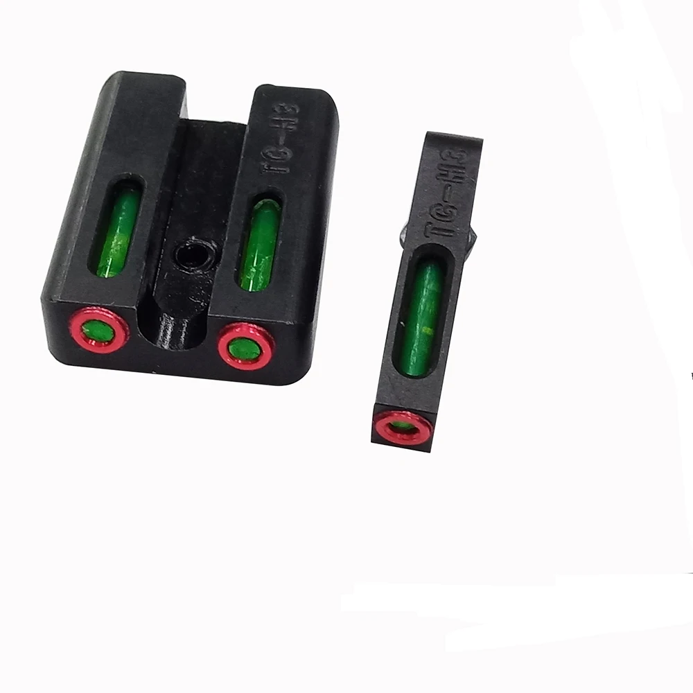 Волоконно-оптический прицел MAGORUI-красный/зеленый передний и задний для Glock