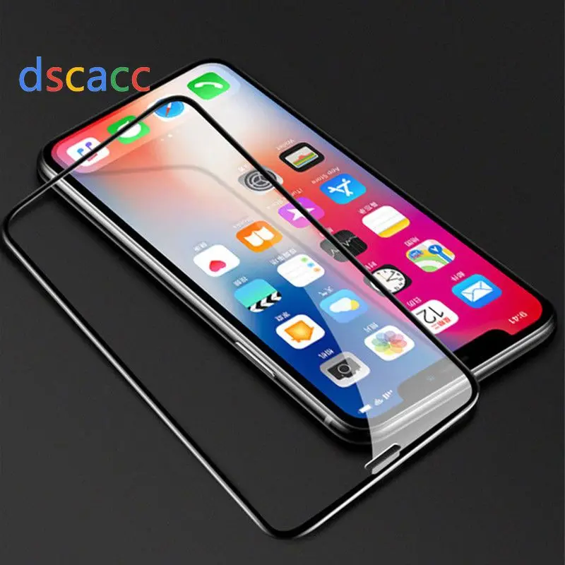 Закаленное защитное стекло Dscacc 4D для iPhone 11 Pro Max XS max 8plus 6 6S PLUS 7 XR 100 шт. | Мобильные