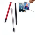 Лидер продаж, 1 шт., универсальная 2 в 1 емкостная резистивная ручка, стилус для сенсорного экрана для планшета, iPad, сотового телефона, ПК, емкостная ручка