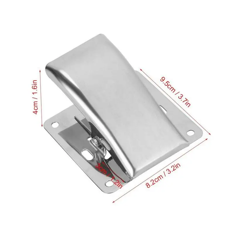 

Stainless Steel Fillet Clamp Fish Tail Clip For Fillet Bait Fishing Board Fish Tail Clip Fish Bait DIY Cutting Board