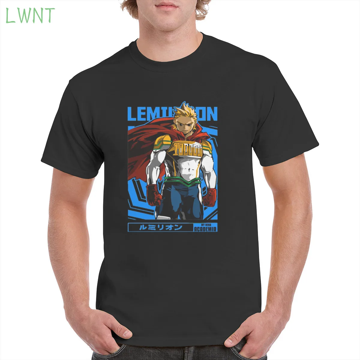 

100% Cotton Mirio Togata Lemillion My Hero Academia Cool Tshirt Top Harajuku Aesthetic Tshirt Oversized clothes Female/Man