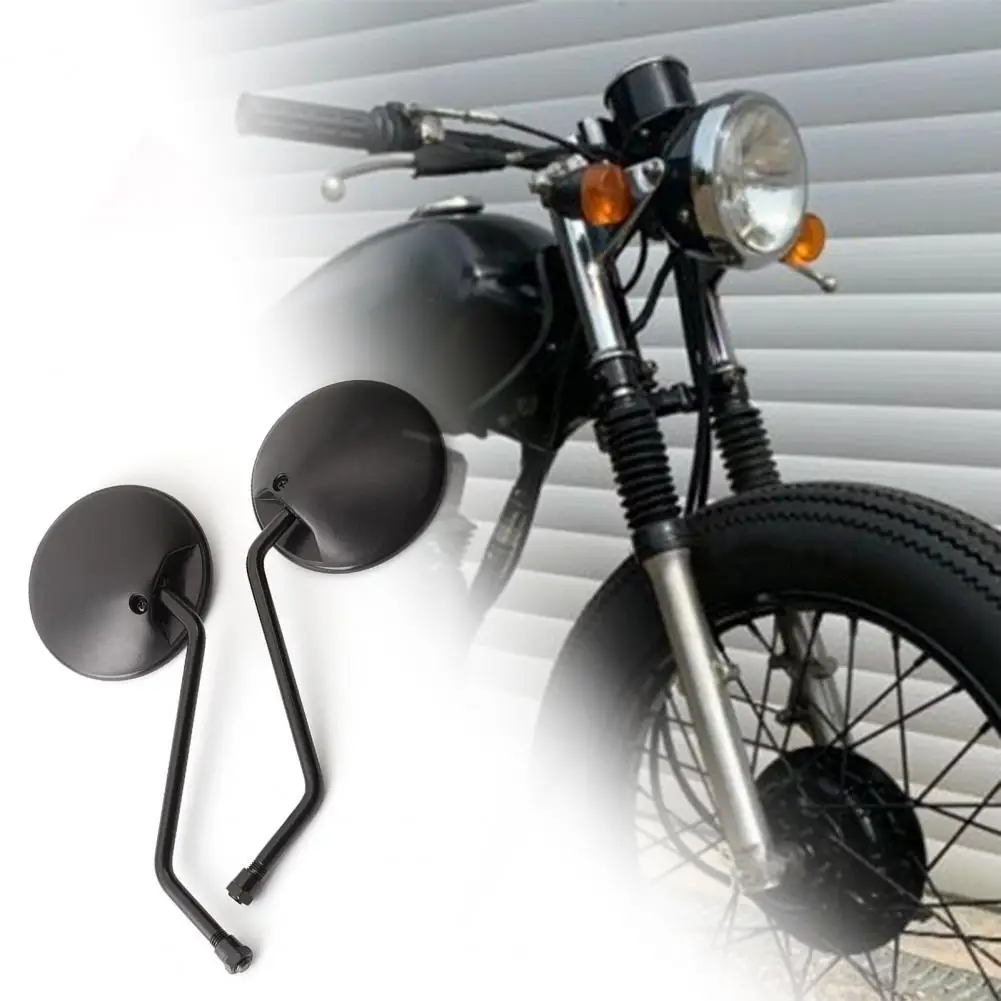 

80%HOT 1Pair Round Motorcycle Modified Rearview Mirror Convex Mirror for Honda XR80 XR230 TLR200 XR200 XR125 CT110 CG125 XL250 X