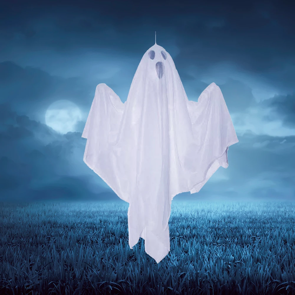 

Хэллоуин подвесной призрак светодиодный светильник сад дерево подвесной реквизит для вечеринки праздничное украшение для дома и улицы