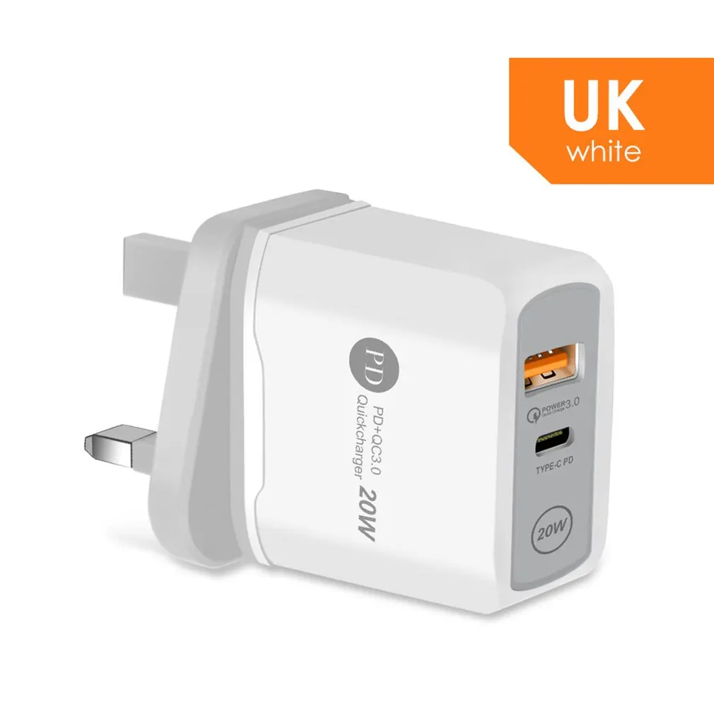 

Зарядное устройство с USB-портом и поддержкой быстрой зарядки, 20 Вт