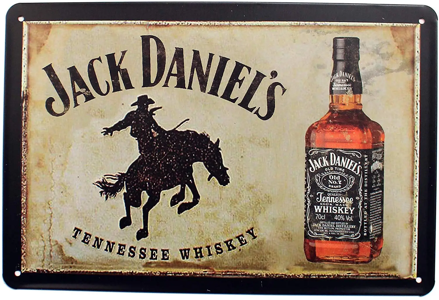 Jack Daniels виски Ретро металлический оловянный знак Плакаты для кафе бар закусочная