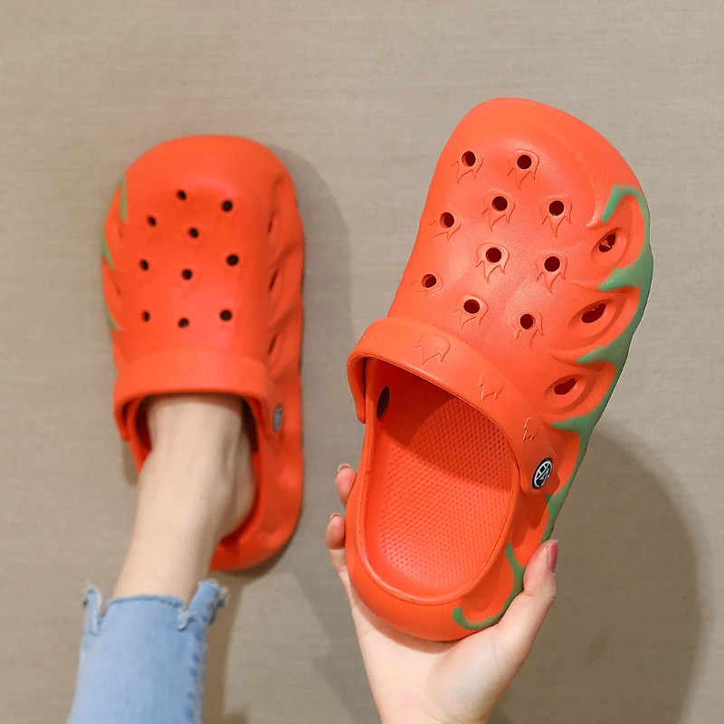 

Hot Clogs Women Sandals Girl Casual Summer Beach Parent-child Outdoor Slides Slip on Hole Loafers Garden Sandals Women Shoes