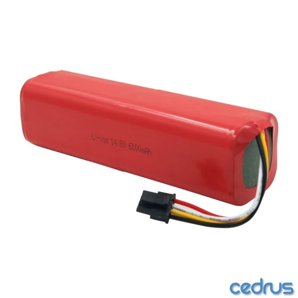 

Cedrus 6000mAh li-ion 14.8V Rechargeable battery for xiaomi mi robot vacuum cleaner roborock S50 S51