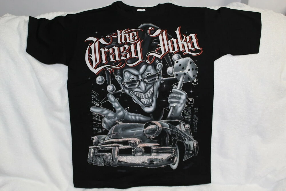 Футболка JOKER CAR LOWRIDER в городском стиле|Мужские футболки| |