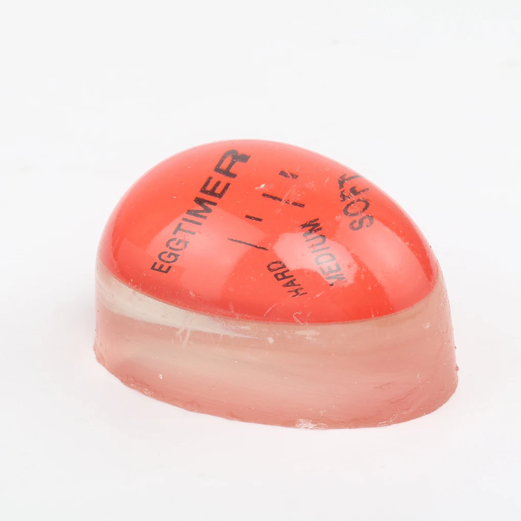 

1 Colorful Egg Timer Delicious Hard Egg Kitchen Cooking Eco-Friendly Resin Timer Red Egg Timer Tool Kitchen Supplies