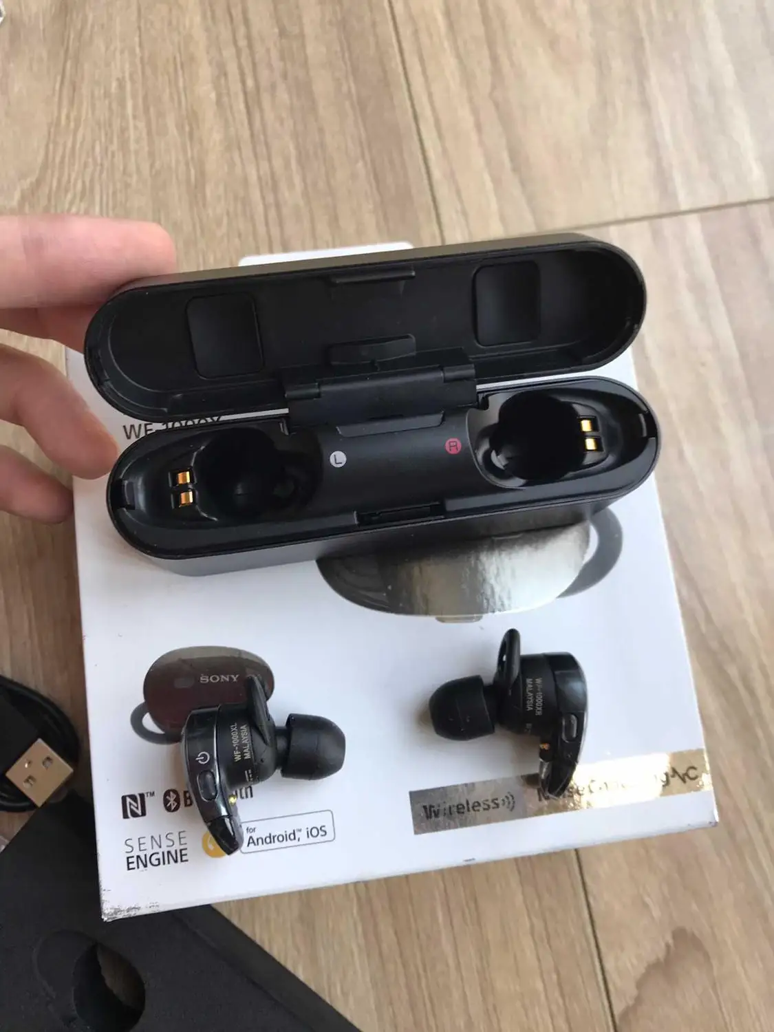 Специальная цена! Б/у Sony WF 1000X Премиум Шум шумоподавления True Беспроводной