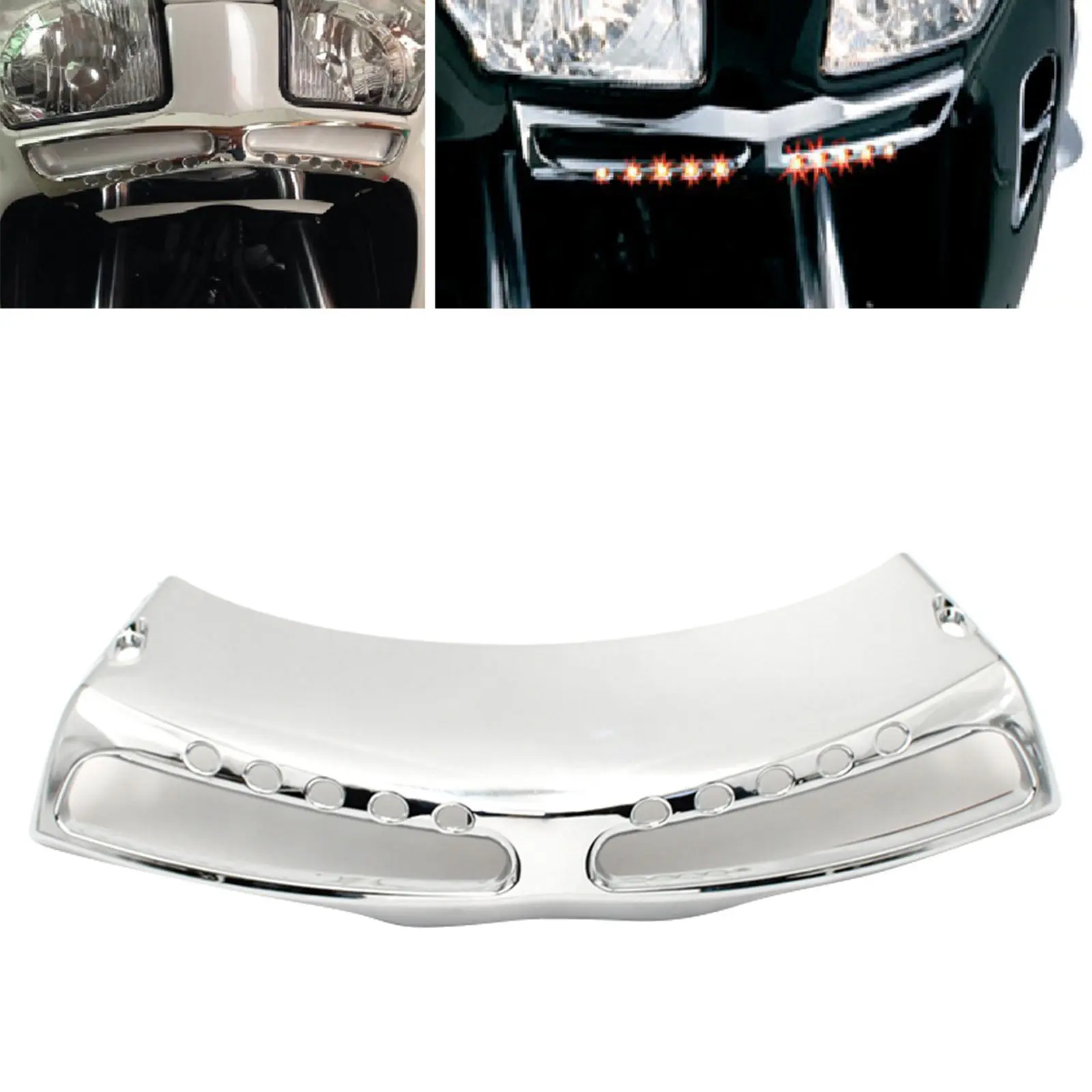 

ABS Motorcycles Front Inlet Duct Decoration for Honda Goldwing GL1800 01-11 Accessories Chrome
