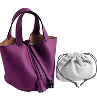 handbags for women 2021 designer luxury genuine leather cowhide shoulder bucket bag classic daily totes bag lady elegant handbag