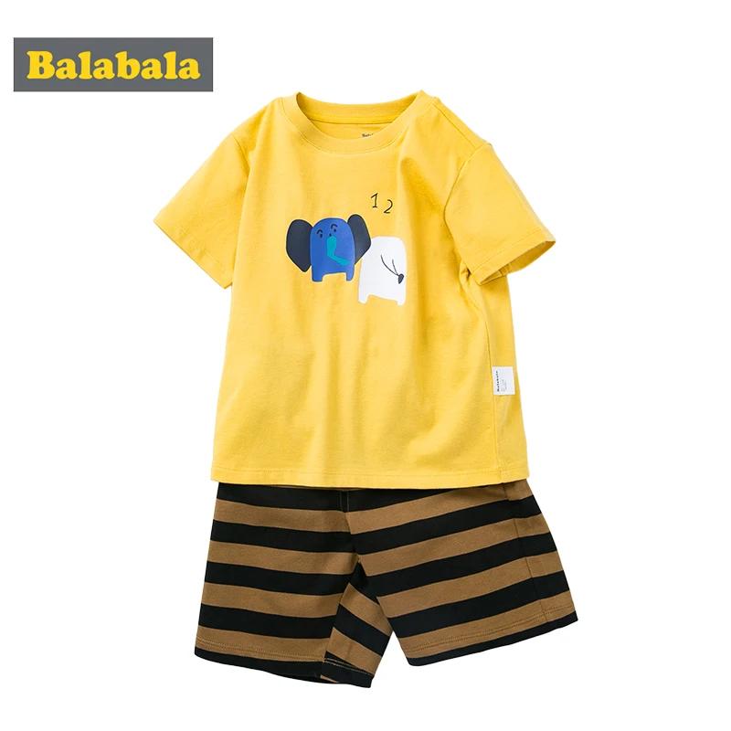 Комплект одежды для мальчиков Balabala хлопковая футболка с короткими рукавами и