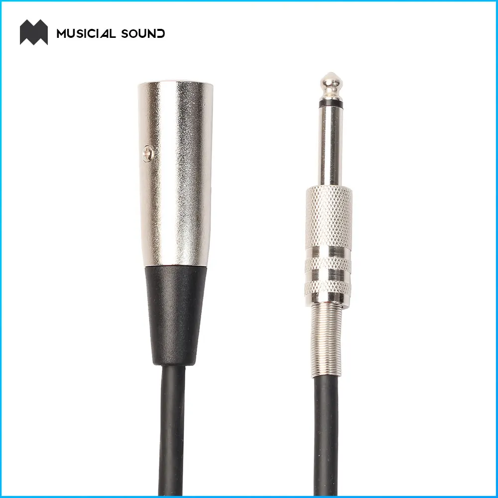 Аудиокабель обычный 3-контактный аудиокабель с разъемом XLR на 6 35 мм для микрофона