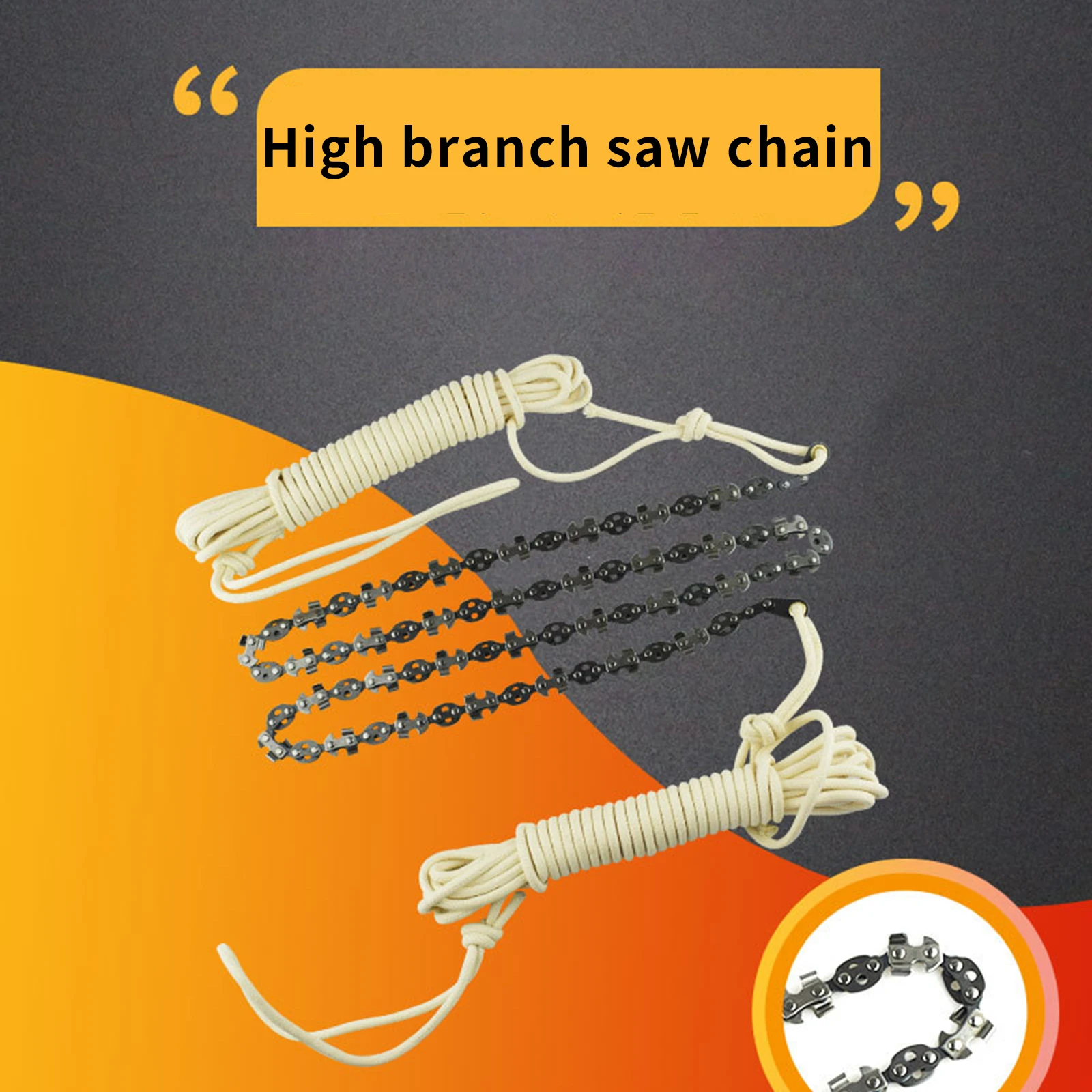 

Saw Blade High Branch Saw with Sandbag File Garden Outdoor Logging Pruning Tool High Extension Branch Hand Rope Chain Saw Blade