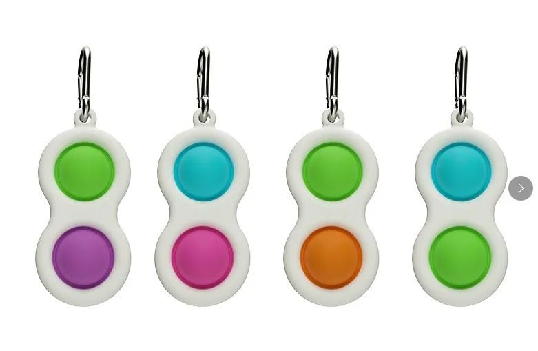 

2021 New decompression toy decompression slow retract key buckle for children toys