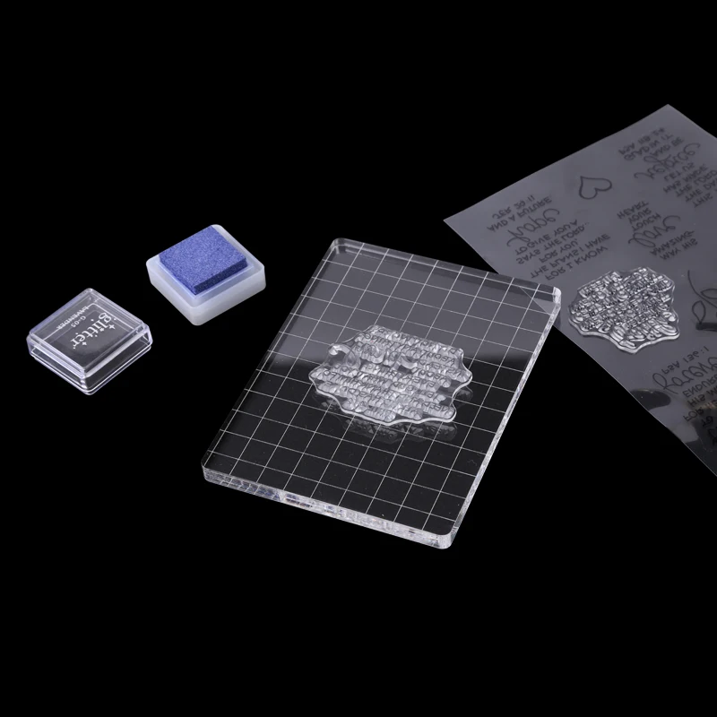 Прозрачный акриловый штамп блок сделай сам силиконовые уплотнения для