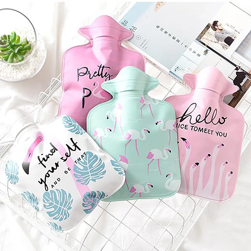 Сумка для хранения горячей воды 1 шт. портативная мини бутылка с мультяшными