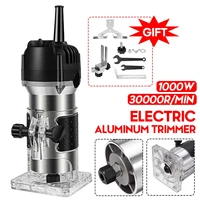 new 1000w 32000r wood router tool combo kit electric woodworking machines power carpentry manual trimmer tools milling cutter