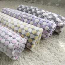 Soft Flannel Pet Dog Blanket Dots Printed Breathable Dog Cat Bed Mat Warm Pet Sleeping Cushion Cover For Pet Dog Cat Products Soft Flannel Pet Dog Blanket Dots Printed Breathable Dog Cat Bed Mat Warm Pet Sleeping Cushion Cover For Pet Dog Cat Products