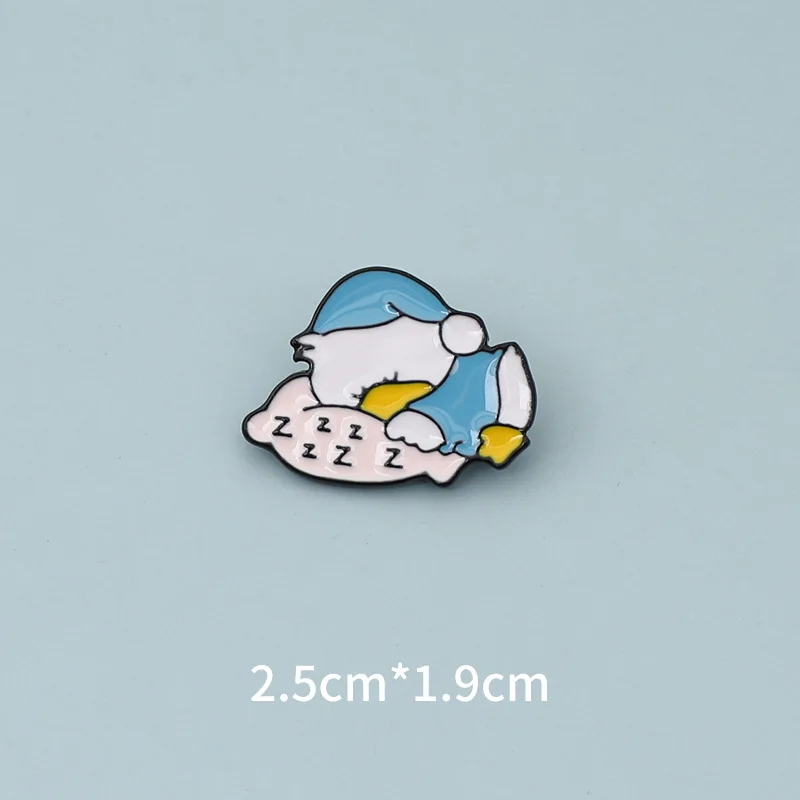 Новые забавные эмалированные булавки с желтым ножом и курицей для детской одежды