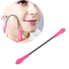 1 шт., устройство для удаления волос на лице, Удаление палки, красивый эпилятор, розовое средство для удаления волос на лице