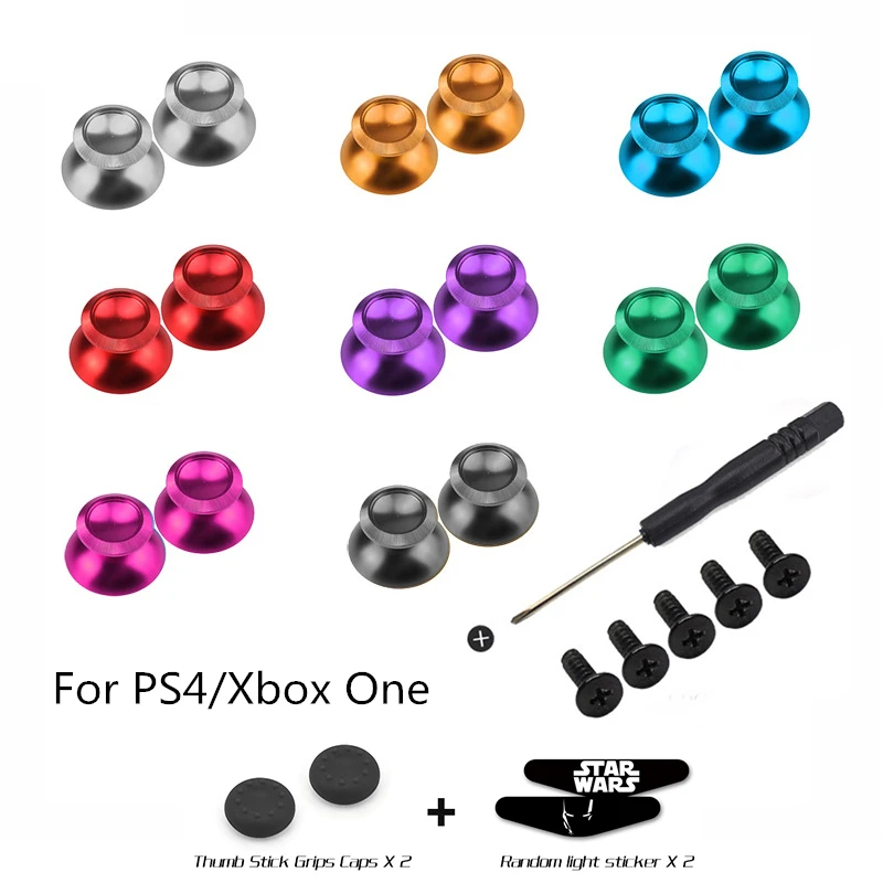 Металлический Стик RETROMAX с силиконовой крышкой для Playstation 4/PS4 Pro/PS4 Slim/Xbox One Old/Xbox Slim