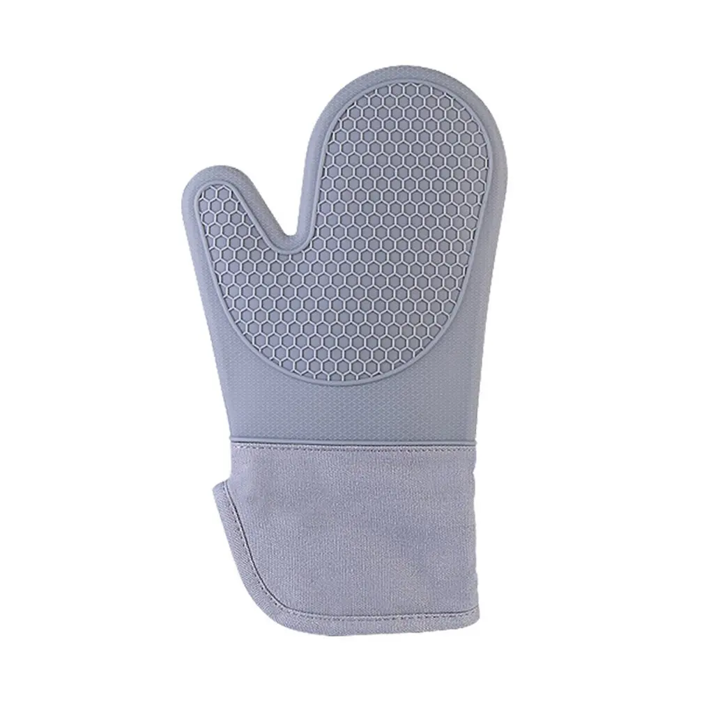 

New Kitchen Gloves Potholder Gloves Mitts Baking Insulation Gloves for BBQ Non-slip Resistant Linen Potholders Pad Oven Mitts