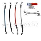 Кабель для гидравлического тормозного шланга мотоцикла, короткий, 27, 34, 40 мм, 10 мм, банджо для Suzuki, Yamaha, honda, Плетеный Масляный шланг