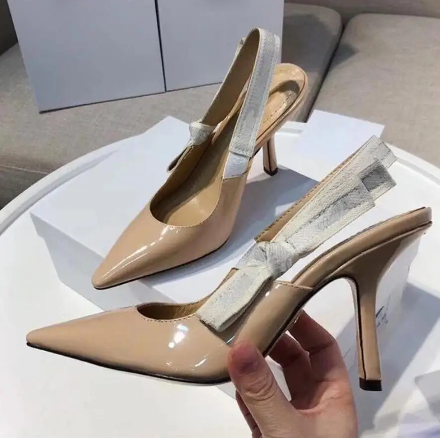 

Kaeve Summer Slingback High Heel Low Kitten Heel Luxury Famous Brand High Quality Designer Elegant Pumps Wedding Shoes Bride