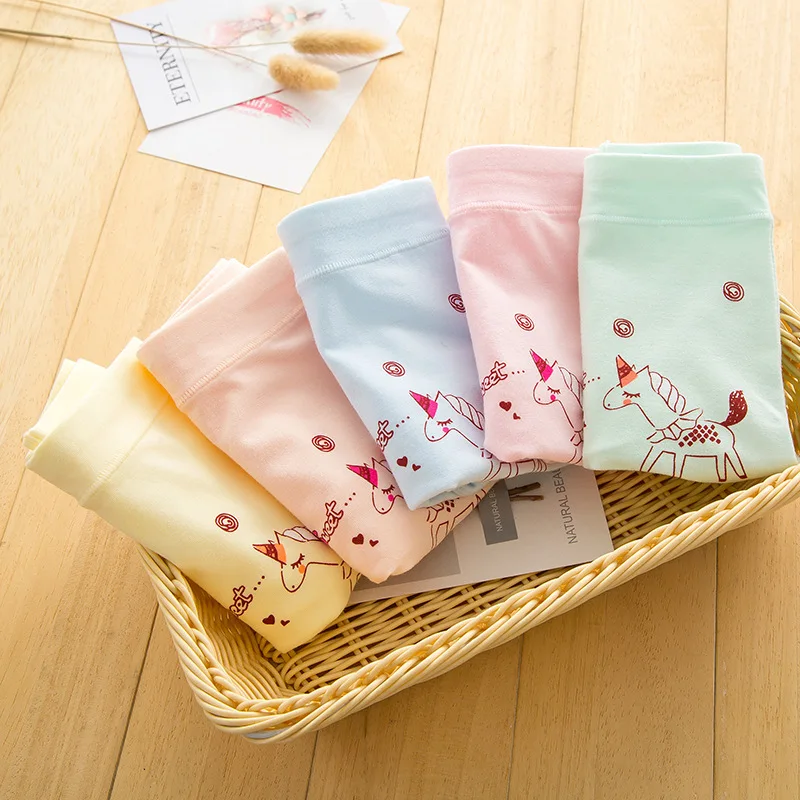 Нижнее белье для девочек оптовая продажа трусы-боксеры из чесаного хлопка