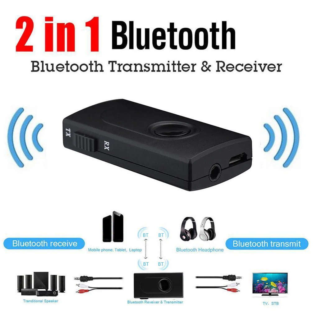 Bluetooth V4.2 беспроводной передатчик приемник 3 5 мм стерео аудио адаптер низкая