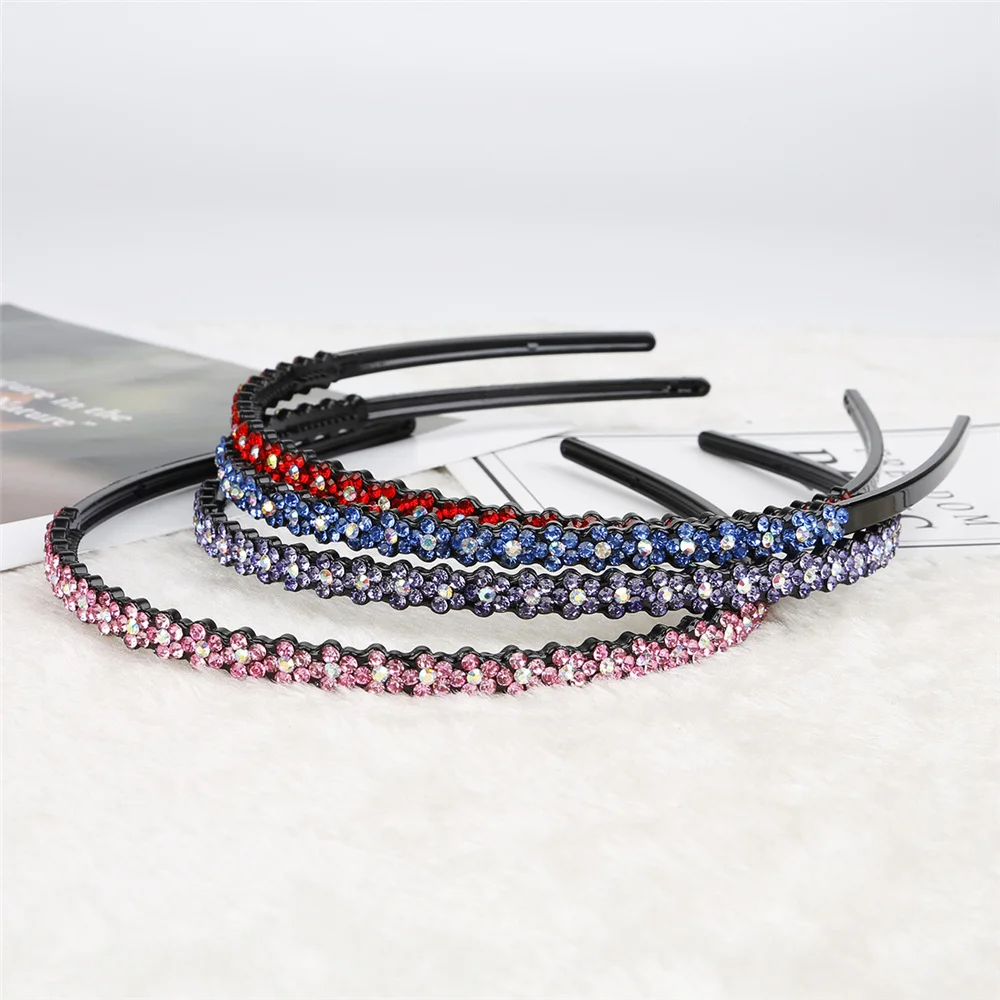 Противоскользящая повязка для волос в Корейском стиле с цветком сливы