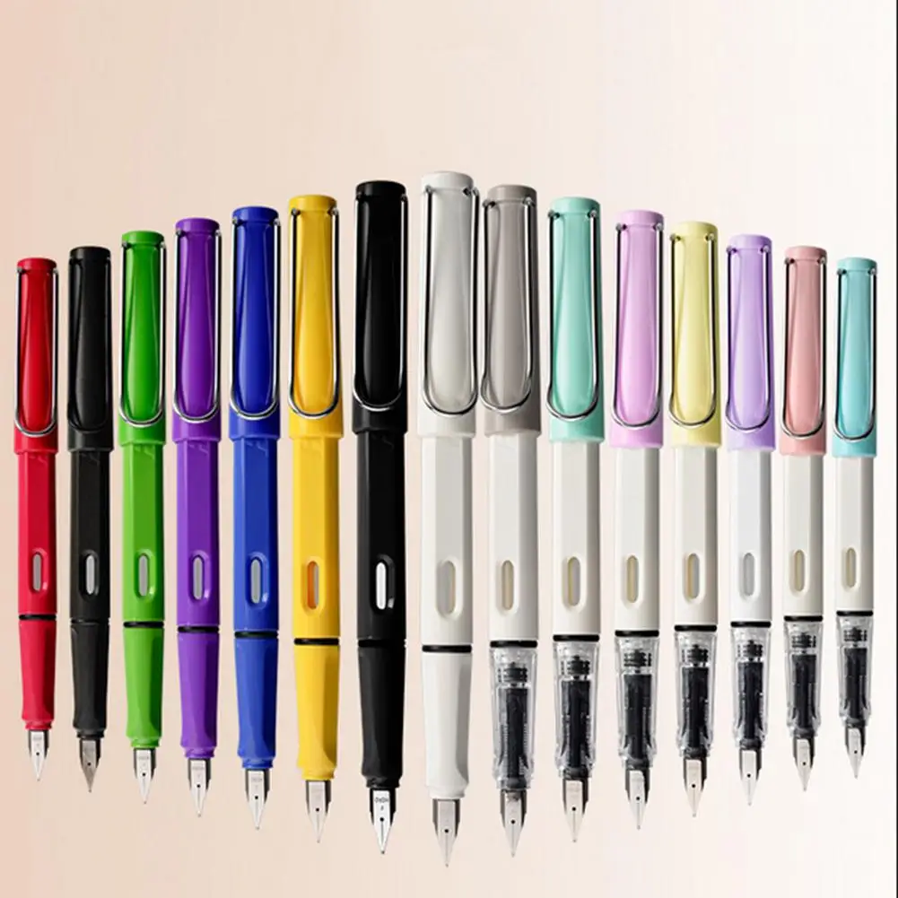 

Ballpoint Pens Students Calligraphy Practice Fountain Pen Smooth Writing Extra Fine Nib Pen Christmas Gift school office