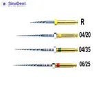 6 шт., гибкие эндодонтические файлы NITI для активации тепла корневого канала, синие файлы для стоматологии