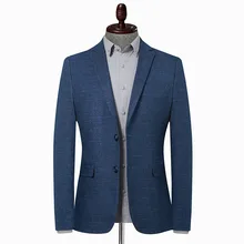 Homens blazer casacos de negócios fino ajuste masculino turndown colarinho escritório terno moda quente outono lã blazers casaco masculino (3)