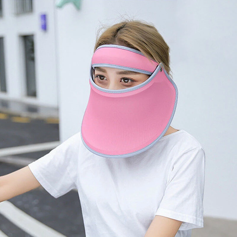 

Женская Выдвижная двойная Солнцезащитная шляпа с защитой от УФ-лучей