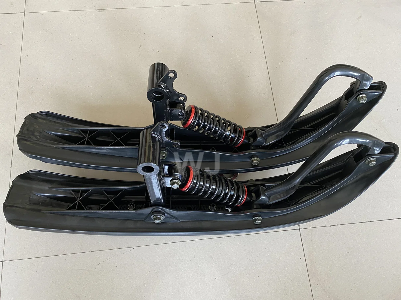 Детская коляска ATV UTV Quad Snowmobile пара пластиковых черных лыж|Детали и аксессуары для