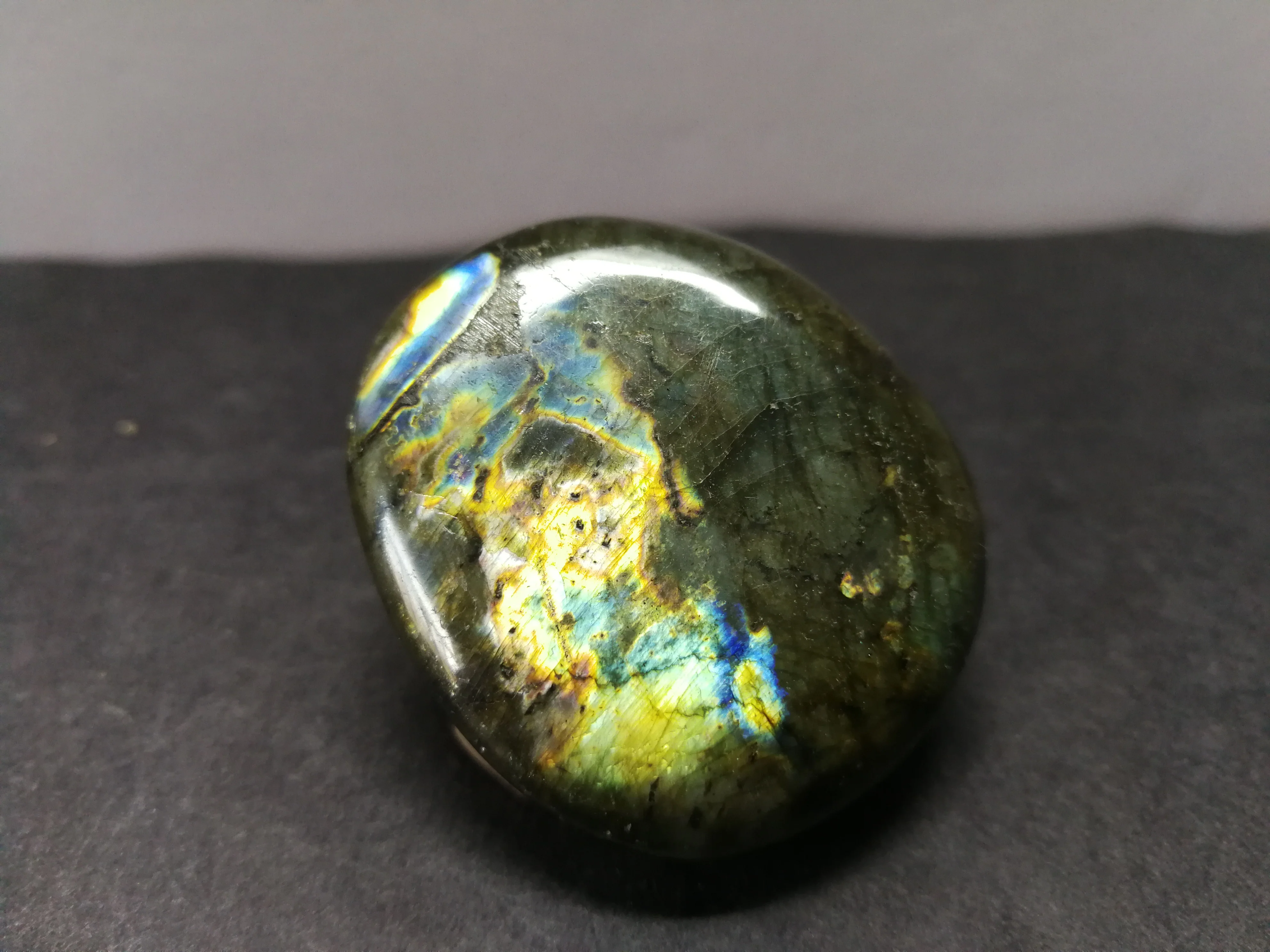 

49.4gNatural color labrador crystal quartz specimen decoration collection-799