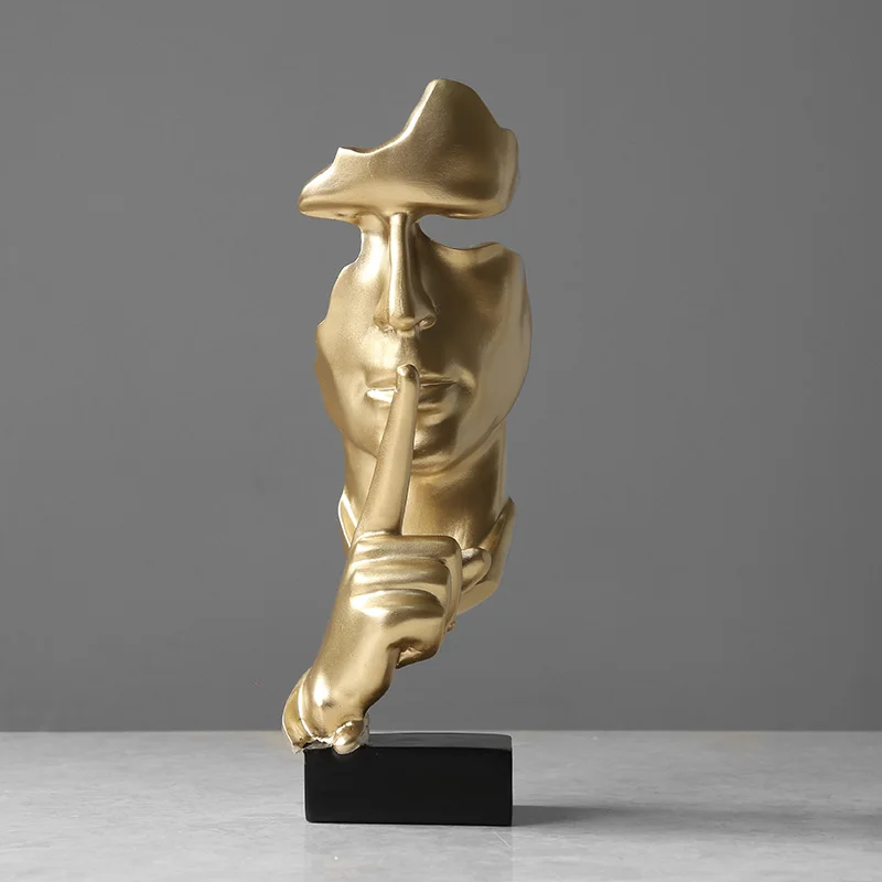 

Nordic Abstract Character Sculpture Ornament David Plaster Statue Resin Art Crafts Wine Cabinet Home Living Room Decoration Gift