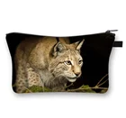 Крутая косметичка Lynx, женские косметички, дамская сумочка для губной помады, косметический чехол для девочек, органайзеры для туалетных принадлежностей, сумка для хранения в виде животных
