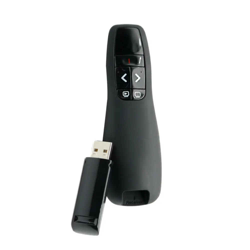 USB Беспроводная лазерная ручка для поворота страниц R400 2 4 ГГц радиочастотная