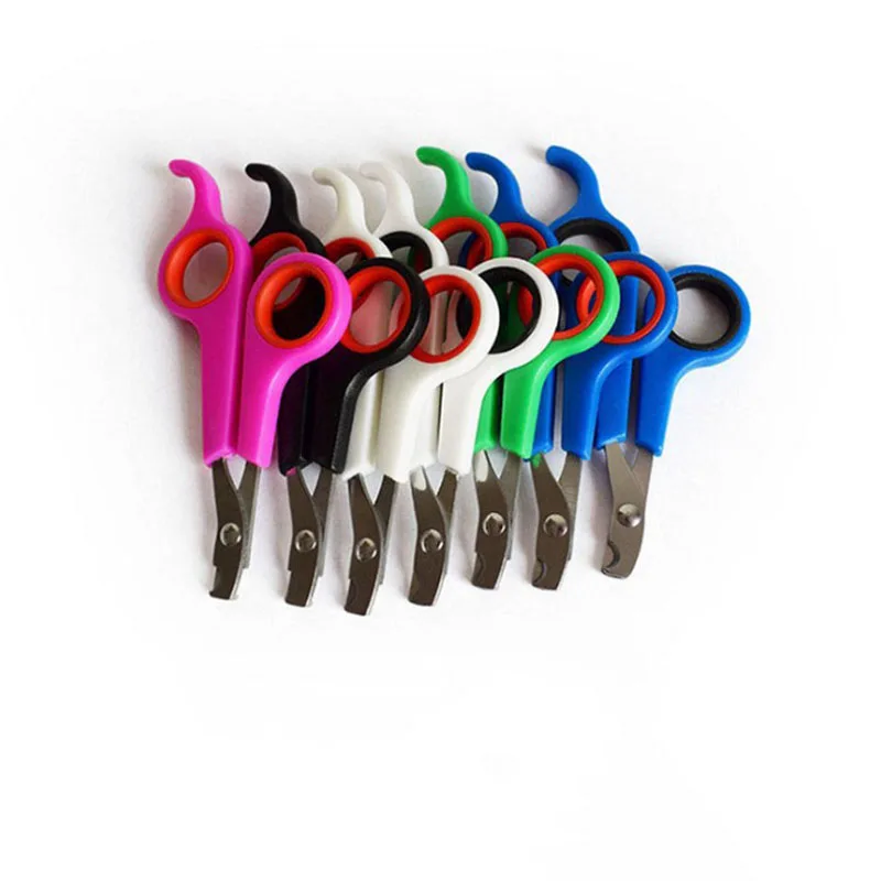 

Профессиональные кусачки для когтей домашних животных, кусачки из нержавеющей стали для когтей, собак, кошек, цветные кусачки для груминга, ...