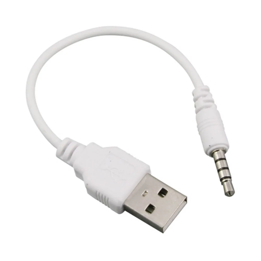 Кабель-переходник со штекером AUX 3 5 мм на USB 2 0 для Apple Ipod MP3 аудиокабель KQS8 |